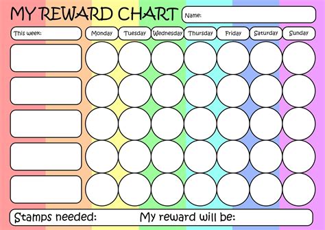 Afbeeldingsresultaten voor Blank Sticker Chart