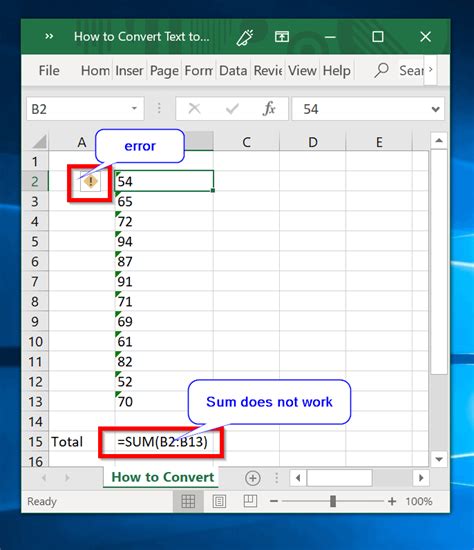 نتيجة الصورة لـ Convert Text to Number Excel