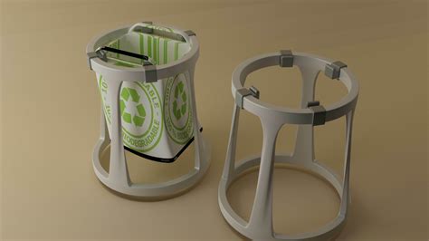Image result for Garbage Can 2D Model Printer