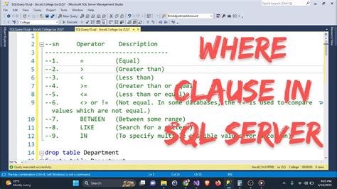 Image result for Where SQL
