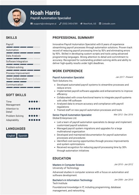 Image result for Payroll Specialist Resume Sample