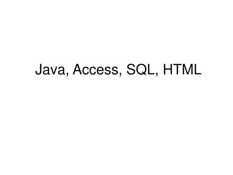 Image result for HTML SQL Java