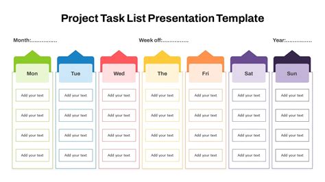 5 Project Task List Templates For PowerPoint and Google Slides - SlideKit