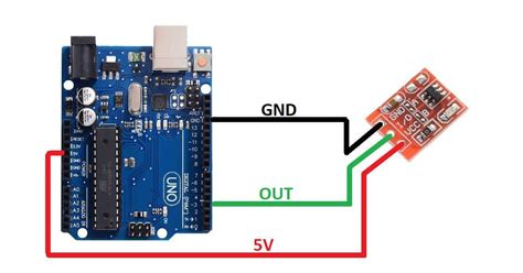 Image result for Ttp223 Touch Sensor with Arduino