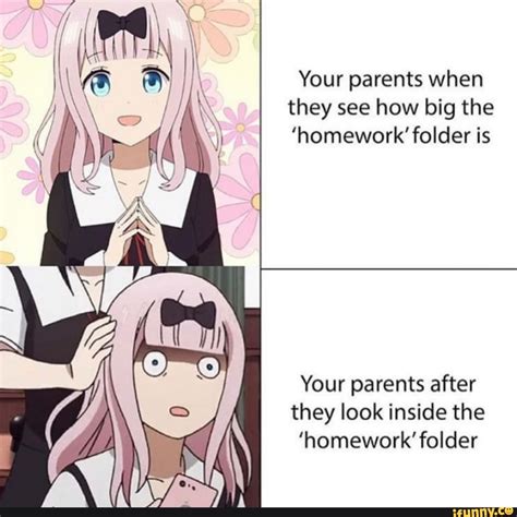 Image result for Homework Flder Meme