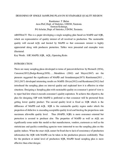 Image result for Single Sampling Plan
