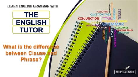 Image result for Phrase Syntax Cluse Diference