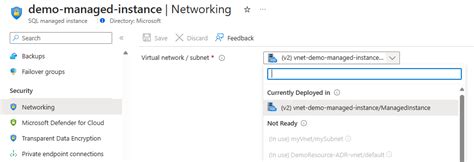 SQL Server Managed Instance に対する画像結果