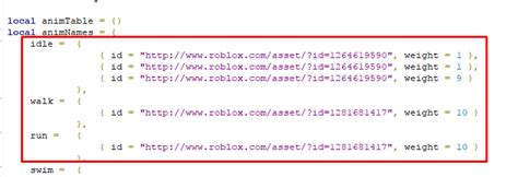 Image result for Animation Script Roblox Pastebin