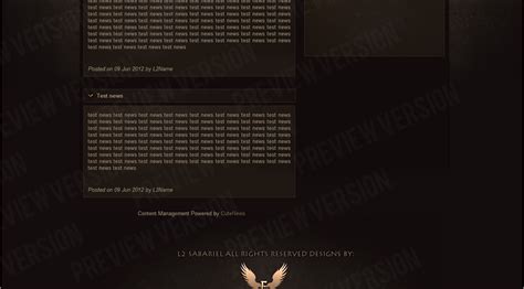 Image result for Lineage 2 HTML Menu
