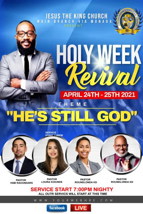 Image result for Church Revival Flyer