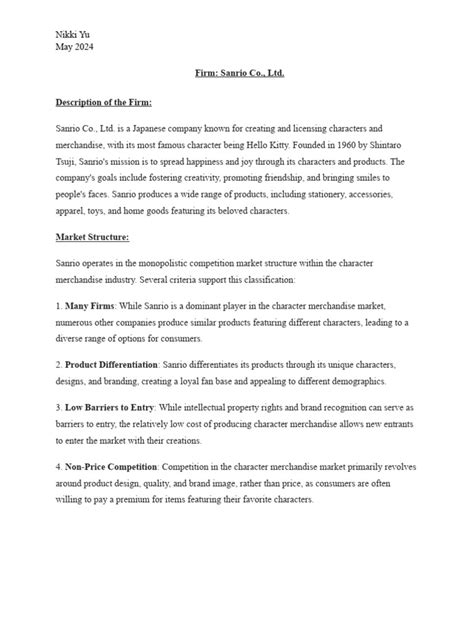 Microeconomics Research Paper Example PDF に対する画像結果