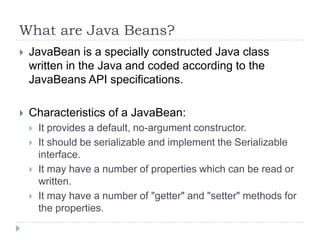 Toradh íomhá ar JavaBeans