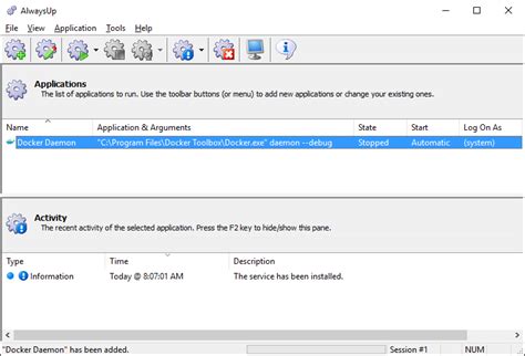 Image result for Docker Windows Start Daemon Command Line