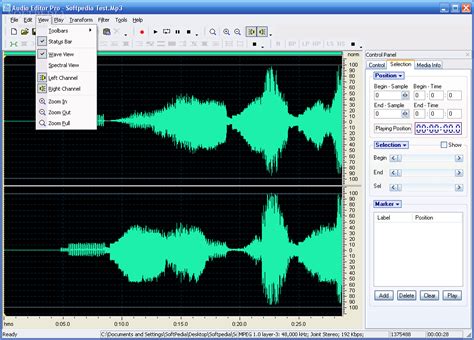 Toradh íomhá ar Audio MP3 Editor
