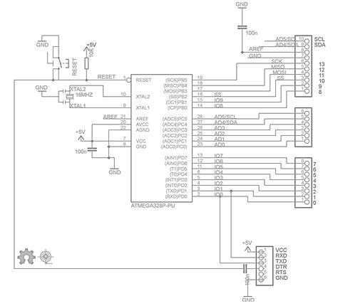 Toradh íomhá ar Schematic Electronic Arduino