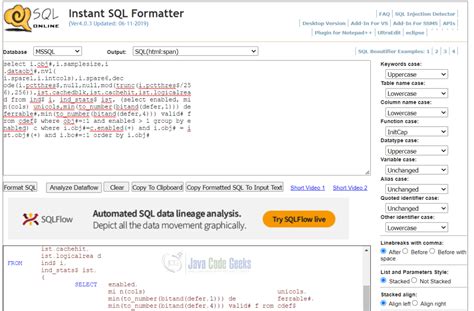 Image result for Sql Formatter