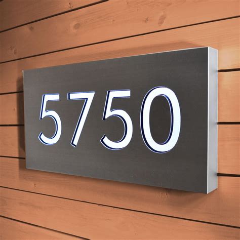 Image result for Lighted Address Sign