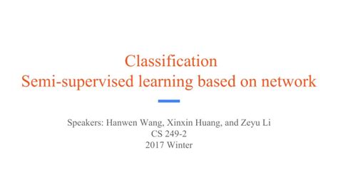 Semi Supervised Learning PPT に対する画像結果