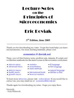 Image result for Microeconomics Lecture Notes PDF