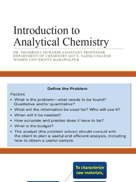 Image result for Analytical Chemistry Introduction