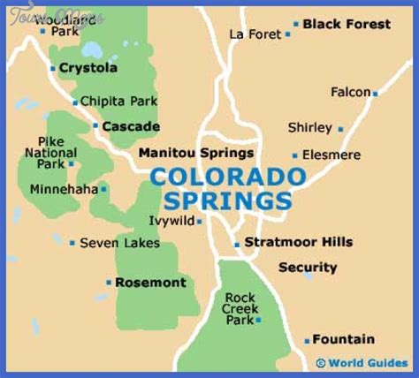 Image result for Colorado Springs Map