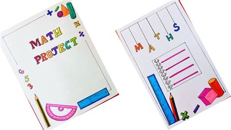 Afbeeldingsresultaten voor Mathematics Project Cover Page