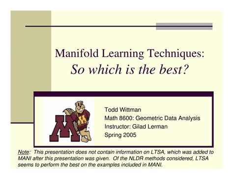 Image result for Manifold Learning Graph
