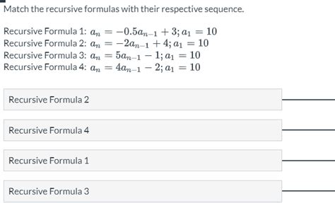 Recursive Formula Solving に対する画像結果