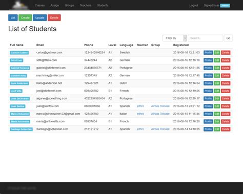 Image result for HTML Table Search Filter Examples