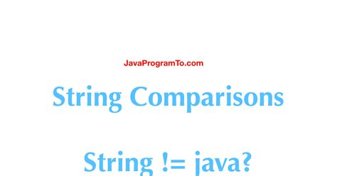 Image result for Not Equal in Java