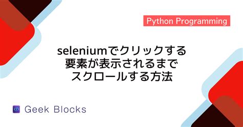 Selenium Python Example に対する画像結果