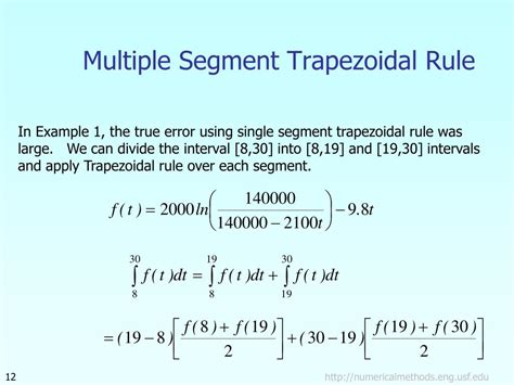 Image result for Trapezoidal Rule Single Segment