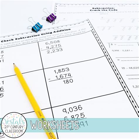 Toradh íomhá ar Examples of Left to Right Algorithm Subtraction