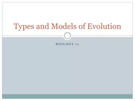 Image result for Types Of Evolutionary Model