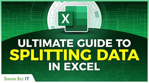 Image result for Split Data Excel