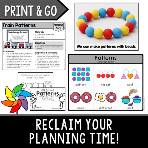 Image result for Preschool Math Patterns