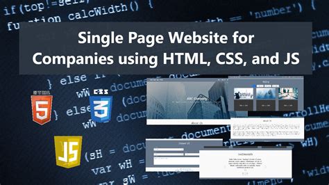 Image result for Website with HTML CSS and JavaScript