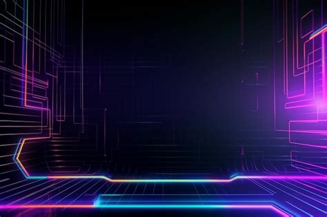 Toradh íomhá ar High Resolution Technology Background Blue