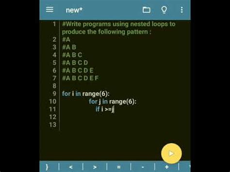 Image result for Using Nested Loops to Print Patterns Python