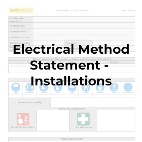 Image result for Method of Statement for Electrical Works