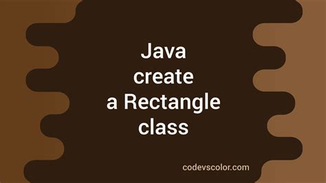 Rectangle Class Java に対する画像結果