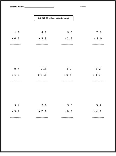 Sixth Grade Math Worksheets に対する画像結果