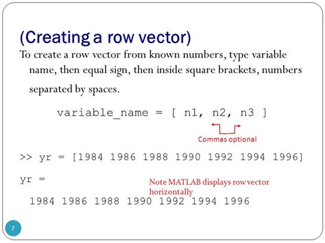 Image result for What Is a Row Vector in MATLAB