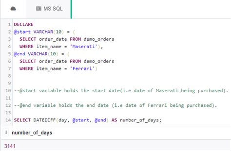 Afbeeldingsresultaten voor SQL Query Using in Between Dates