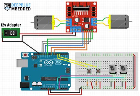Toradh íomhá ar DC Motor Arduino Example