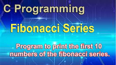 Fibonacci Series C Program に対する画像結果