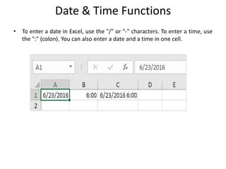 Image result for Excel Date and Time Functions