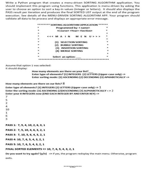 Image result for Menu-Driven Program in Python Class 11