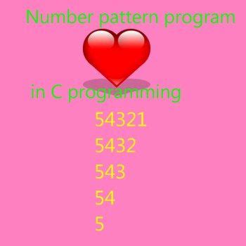 Number Triangle Pattern in C に対する画像結果